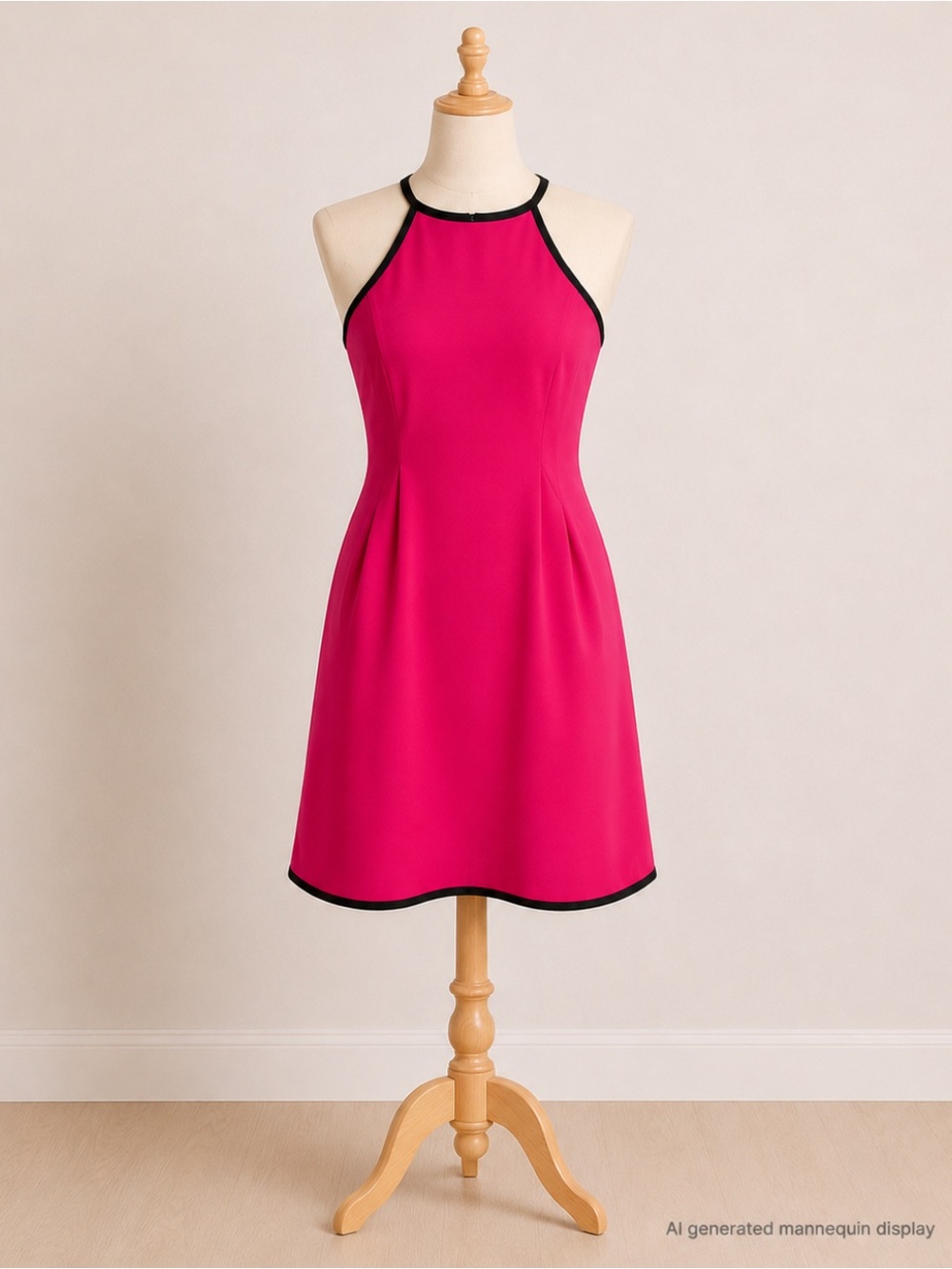 Monteau Pink Halter Mini Dress